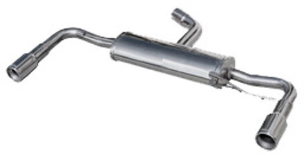 Volkswagen InoxCar uitlaat passend voor Volkswagen Golf VI GTi 2.0TSi (210pk) 2009- Links/Rechts 80m IXWGO4080