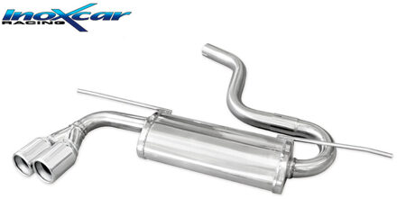 Volkswagen InoxCar uitlaat passend voor Volkswagen Golf VII 2.0 GTD 184PK 2012- 2019 2x80mm IXWGO5880