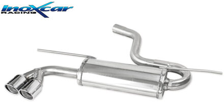 Volkswagen InoxCar uitlaat passend voor Volkswagen Golf VII 2.0 GTD 184PK 2012- 2019 2x80mm X-Rac IXWGO58XR80
