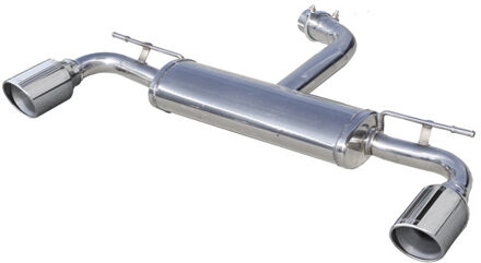 Volkswagen InoxCar uitlaat passend voor Volkswagen Golf VII GTI Clubsport 2.0 TSI 265pk-290pk-310pk IXWGO64XR10