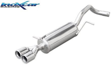 Volkswagen InoxCar uitlaat passend voor Volkswagen Polo 6C 1.8 GTI 192pk 2015-2018 2x80mm IXWPO2180