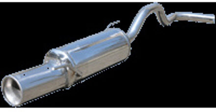 Volkswagen InoxCar uitlaat passend voor Volkswagen Polo 6N 1.3 1994-2001 102mm IXWPO02102