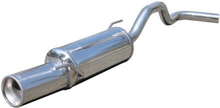 Volkswagen InoxCar uitlaat passend voor Volkswagen Polo 6N 1.4 16v (100pk) 1998-2002 102mm IXWPO03102