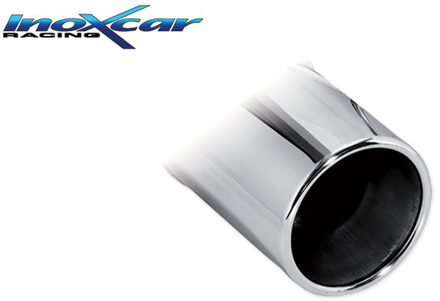 Volkswagen InoxCar uitlaat passend voor Volkswagen Polo 6R 1.4 85pk 2010-2014 1x80mm IXWPO2280