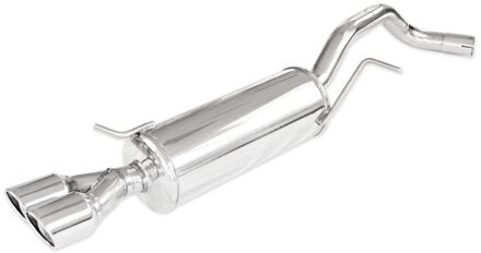 Volkswagen InoxCar uitlaat passend voor Volkswagen Polo 6R GTi 1.4 16v TSi (180pk) 2010- 2x80mm X-Race (Ø IXWPO15XR80