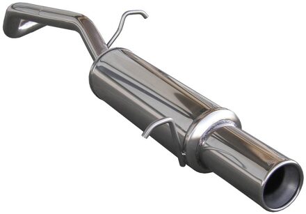 Volkswagen InoxCar uitlaat passend voor Volkswagen Polo 9N 1.4 (75/85/100pk) 2001- 102mm IXWPO09102
