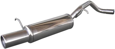 Volkswagen InoxCar uitlaat passend voor Volkswagen Polo 9N 1.4 TDi (75pk) 2001- 102mm IXWPO07102