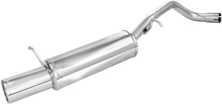 Volkswagen InoxCar uitlaat passend voor Volkswagen Polo (9N2) 1.4 TDI Sportline 80pk 2005-2008 1x102mm IXWPO11102