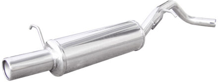 Volkswagen InoxCar uitlaat passend voor Volkswagen Polo (9N2) 1.4 TDI Sportline 80pk 2005-2008 1x80mm IXWPO1180