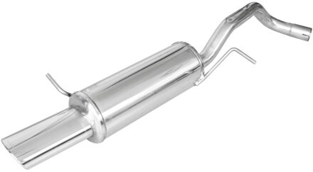 Volkswagen InoxCar uitlaat passend voor Volkswagen Polo 9N2 1.8T GTi (150pk) 2006- 120x80mm IXWPO12120