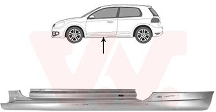 Volkswagen Instapplaat 5863101