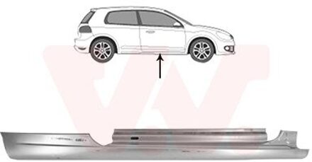 Volkswagen Instapplaat 5863102