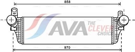 Volkswagen Intercooler, inlaatluchtkoeler VNA4313