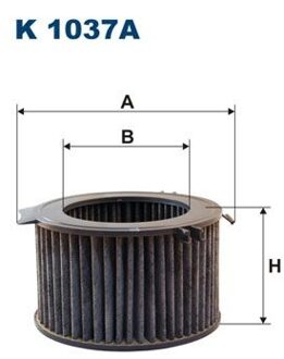 Volkswagen Interieurfilter K1037A
