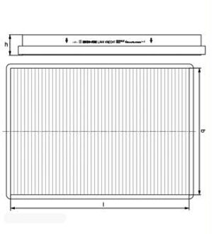 Volkswagen Interieurfilter LA44