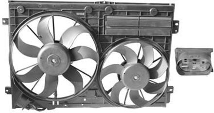 Volkswagen KADER + DUBBELE KOELVENTILATOR 680x460mm