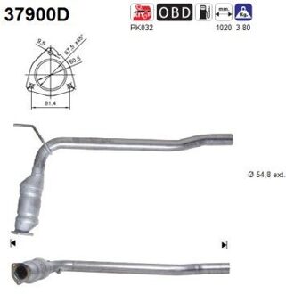 Volkswagen Katalysator 37900D