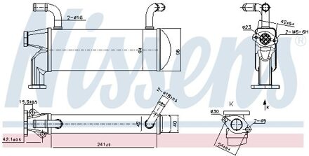 Volkswagen Koeler, uitlaatterugvoering 989327