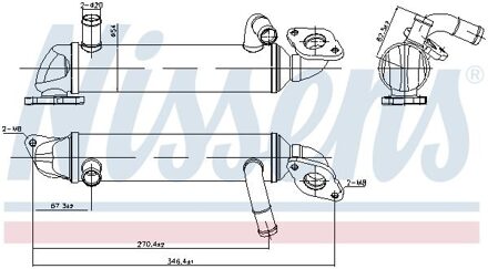 Volkswagen Koeler, uitlaatterugvoering 989396