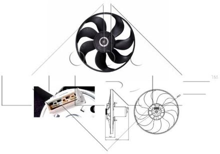 Volkswagen Koelventilator 47404
