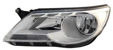 Volkswagen KOPLAMP LINKS MET KNIPPERLICHT zonder XENON H7+H7