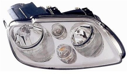 Volkswagen KOPLAMP RECHTS MET KNIPPERLICHT 2 X H7 Chrome zonder mot.