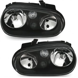 Volkswagen Koplampen passend voor Volkswagen Golf IV Black 97-03 inclusief mistlampen 2213280