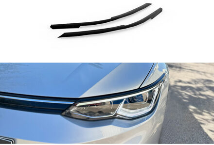 Volkswagen Koplampspoilers passend voor Volkswagen Golf VIII 2020-2024 (ABS) DXKVW22