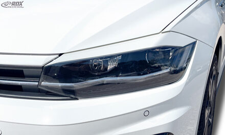 Volkswagen Koplampspoilers passend voor Volkswagen Polo (AW) 2017- (ABS) RDKVW39