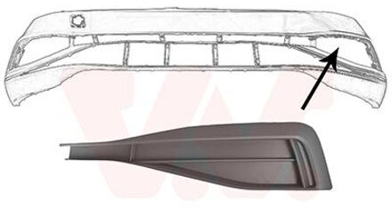 Volkswagen Luchtgrille Onder L. 5749593