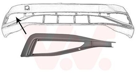 Volkswagen Luchtgrille Onder R. 5749596