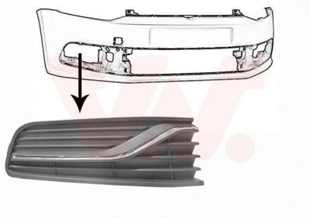 Volkswagen Luchtgrille Onder R. 5814592