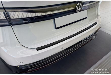 Volkswagen Matzwart RVS Achterbumperprotector passend voor Volkswagen ID.7 2023- 'Ribs' AV240356