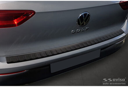 Volkswagen Matzwart RVS Bumper beschermer passend voor Volkswagen Golf VIII HB 5-deurs 2020- AV240310