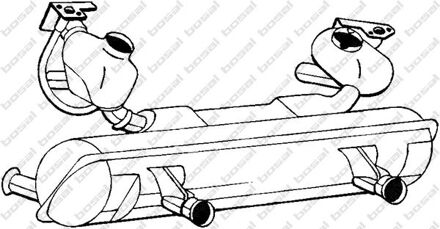 Volkswagen Middendemper 233867