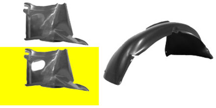 Volkswagen MODDERKUIP LINKS VOOR voorste deel