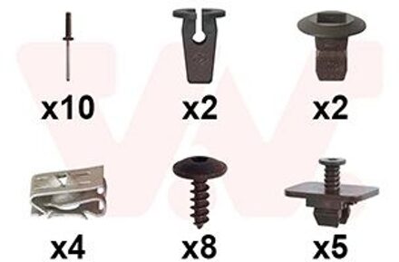 Volkswagen Montageset Achterbumper 5742793