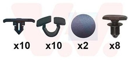 Volkswagen Montageset Motorkap 5769797