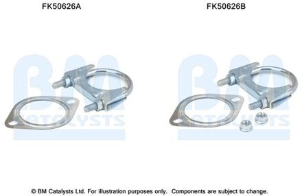 Volkswagen Montageset, uitlaatpijp FK50626