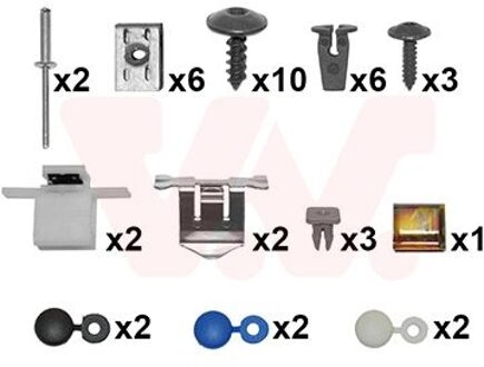 Volkswagen montageset voorbumper 5894794