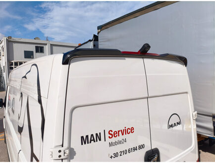 Volkswagen Motordrome Dakspoiler V.1 passend voor Volkswagen Crafter II (H2) 2016- & MAN TGE (H2) 2017- (PU) TSVW173