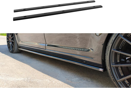 Volkswagen Motordrome Set sideskirts passend voor Volkswagen Caddy 2015-2020 (ABS Glanzend zwart) DXSVW29