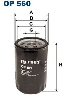 Volkswagen Oliefilter OP560