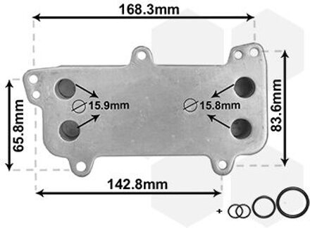 Volkswagen Oliekoeler 58013707