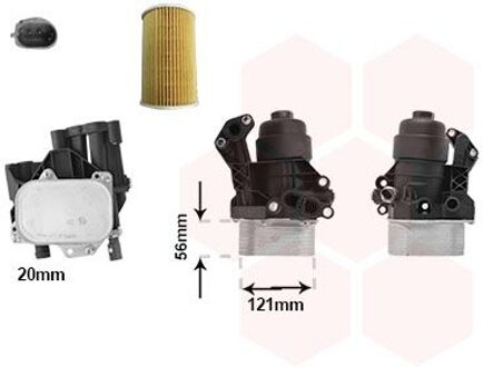 Volkswagen Oliekoeler, motorolie 58013724
