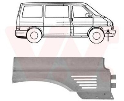 Volkswagen Onderste Deel, Spatbord Rechts 5874154