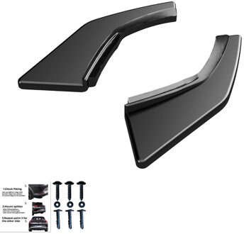 Volkswagen Oneway Achterbumperskirts (Hoeken) passend voor Volkswagen Golf VII HB GTi/GTD 2013-2016 OWRS11033
