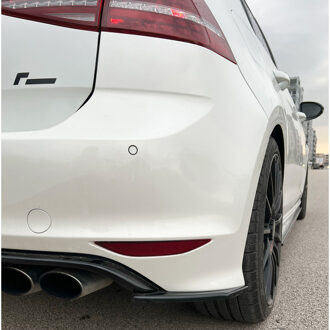 Volkswagen Oneway Achterbumperskirts (Hoeken) passend voor Volkswagen Golf VII HB R 2013-2016 - Glanzend zwart OWRS11008