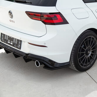 Volkswagen Oneway Achterbumperskirts (Hoeken) passend voor Volkswagen Golf VIII HB GTI 2020- - Glanzend zwart OWRS11032