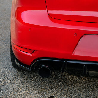 Volkswagen Oneway Achterbumperskirts (Hoeken) Volkswagen Golf VI GTi/GTD 2008-2012 - Glanzend zwart OWRS11067